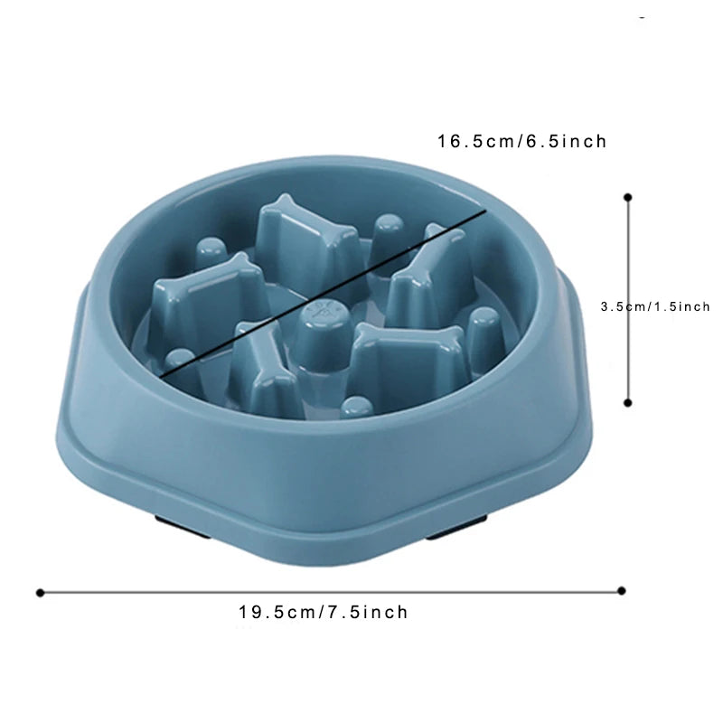 Anti-choking Slow Feeding Dog Bowl