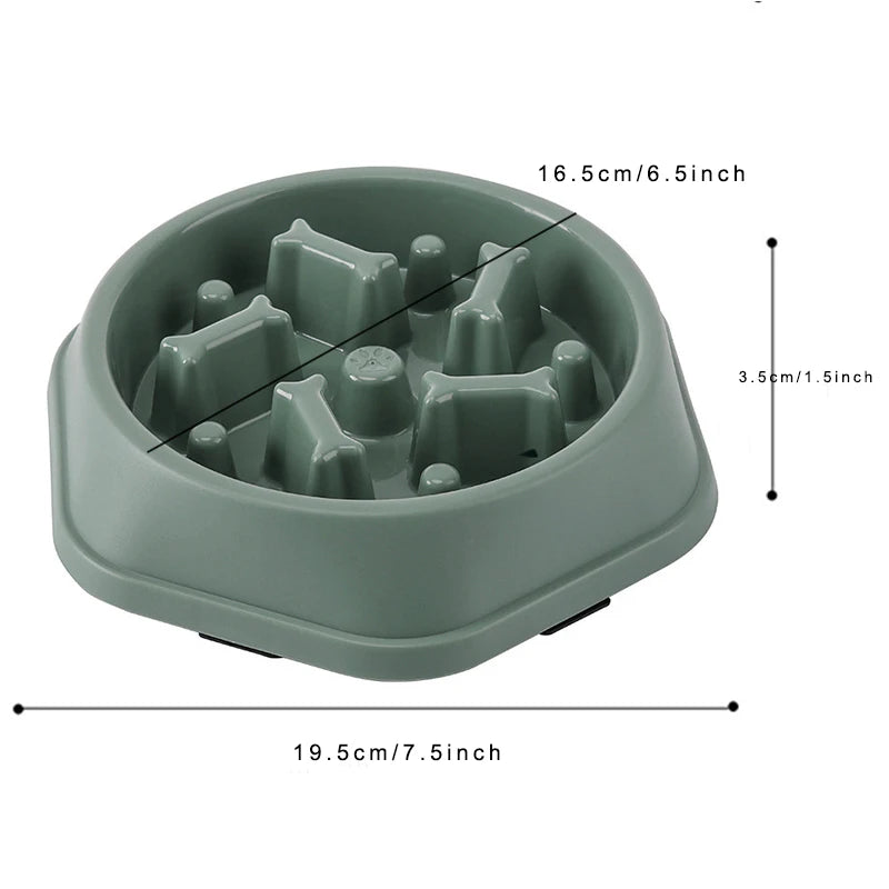 Anti-choking Slow Feeding Dog Bowl